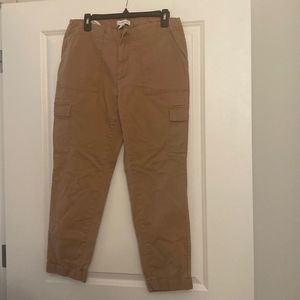 NWOT Liz Claiborne Cargo Pants Y2K Cuffed Chino Dusty Rose Color Crop - Size 10